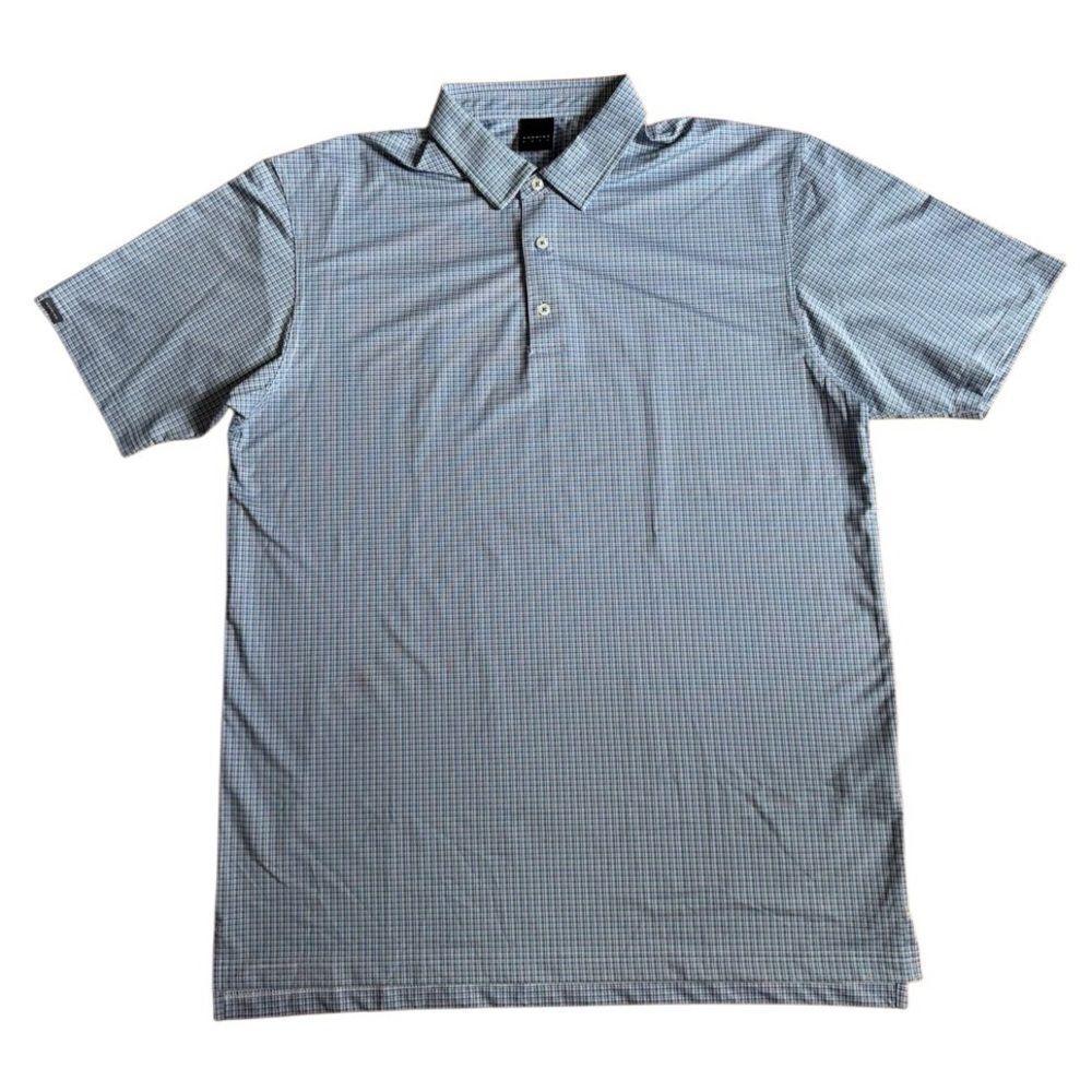 Dunning Golf Mens Golf Performance Polo Shirt in Blue Size XL